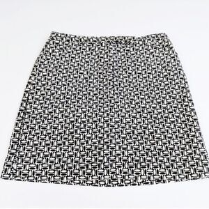 3/$30 LOFT Petite Black-White Velvet Pencil Skirt